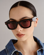 Goodsen Sunglasses Black Red Eyewear - Black