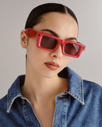 SMITHS SUNGLASSES RED BLACK EYEWEAR