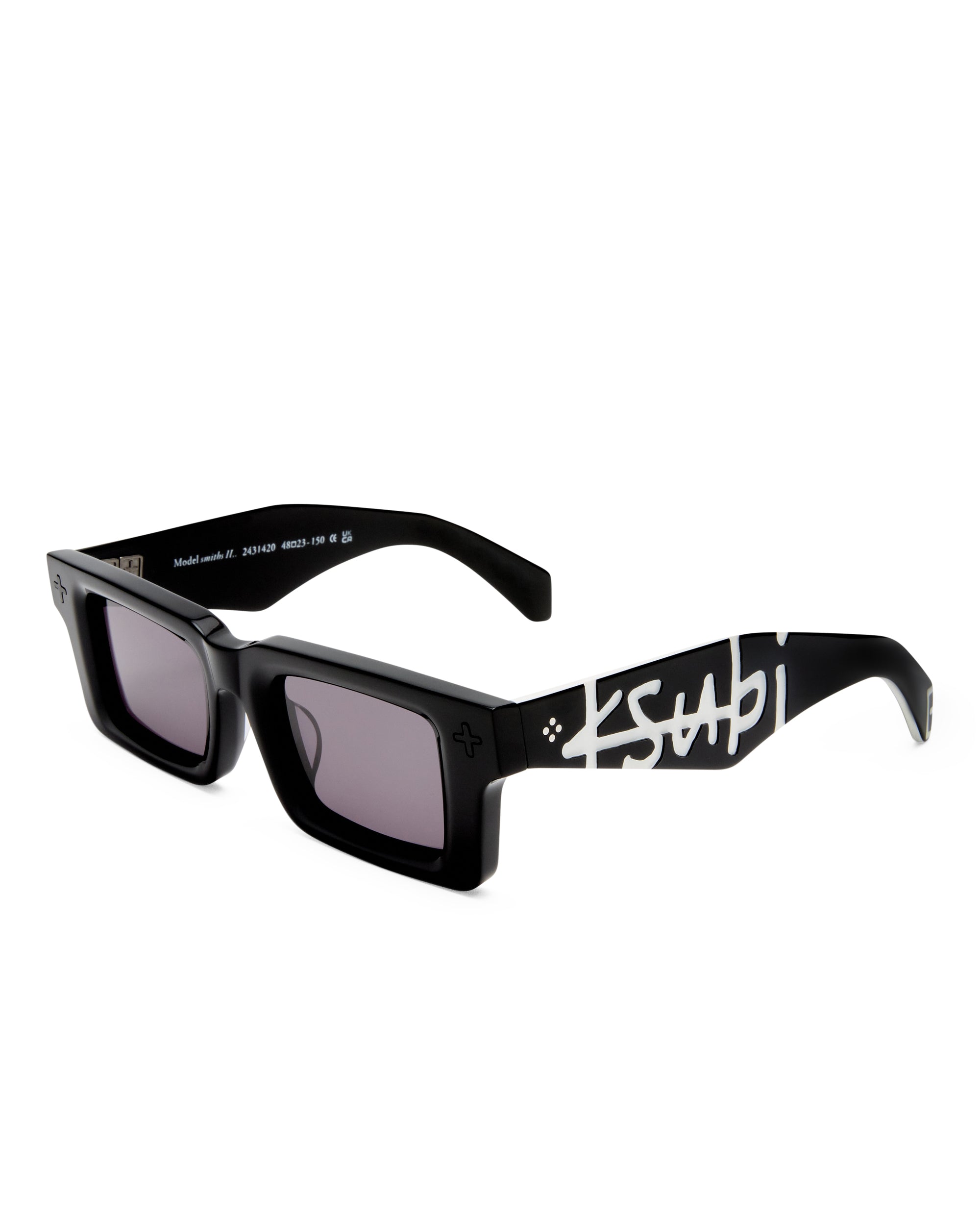 SMITHS SUNGLASSES BLACK WHITE