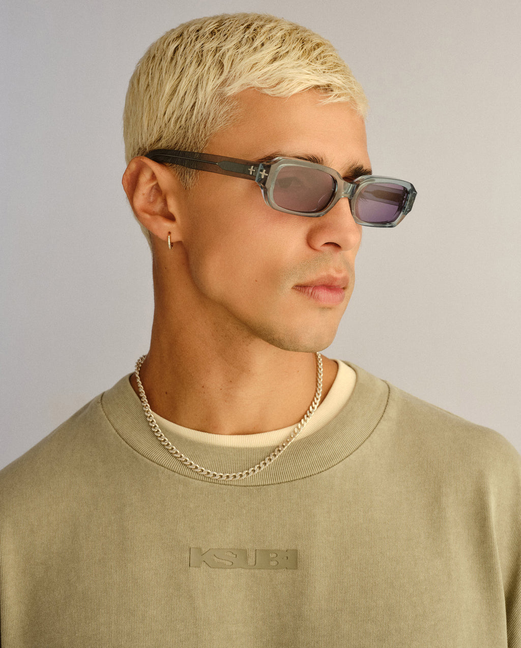 THE SEVEN SEVENS SUNGLASSES KRYSTAL DENIM EYEWEAR