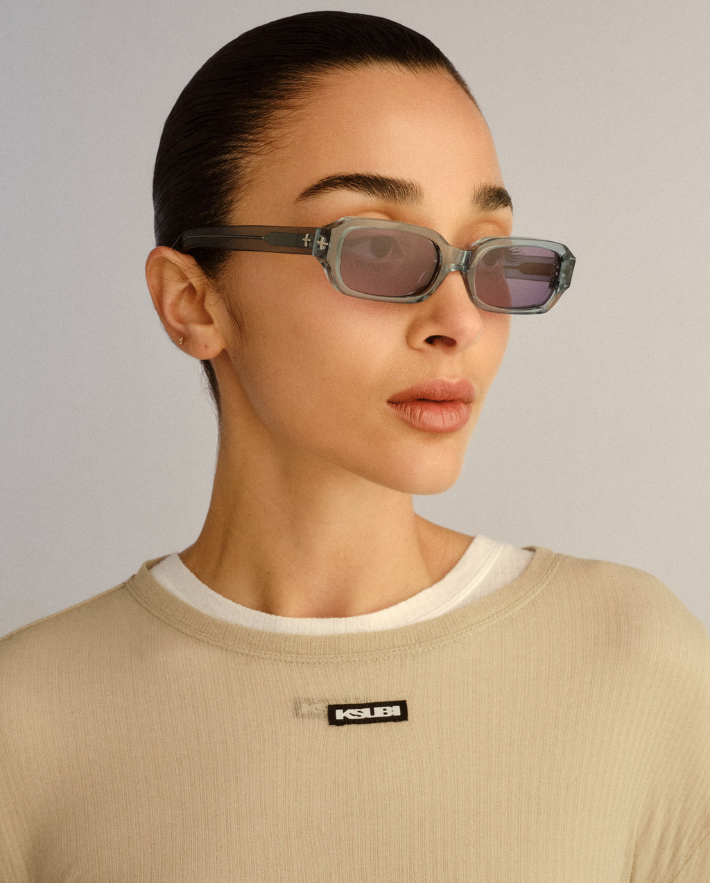 THE SEVEN SEVENS SUNGLASSES KRYSTAL DENIM EYEWEAR
