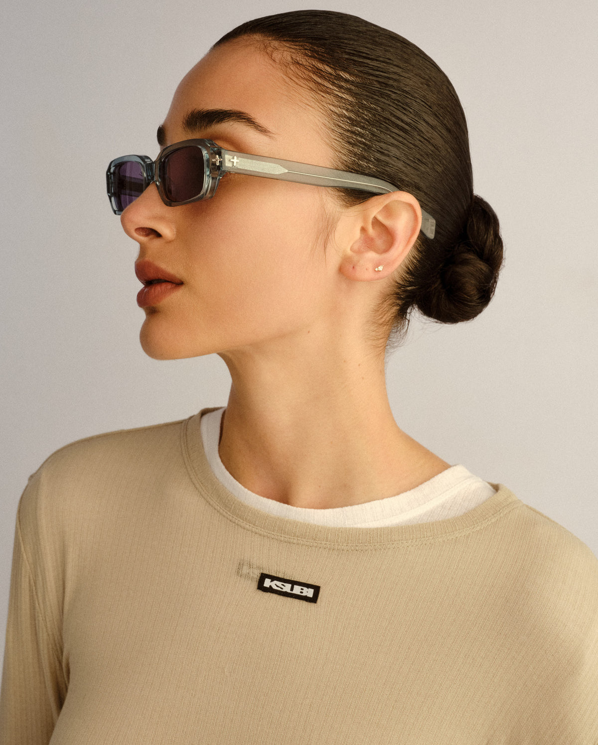 THE SEVEN SEVENS SUNGLASSES KRYSTAL DENIM EYEWEAR