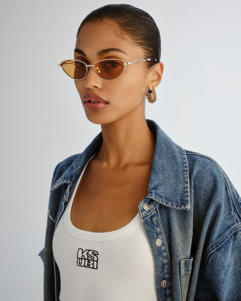 THE RIPLEY SUNGLASSES GOLD EYEWEAR