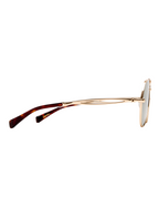 THE MONTANA SUNGLASSES GOLD GREEN EYEWEAR