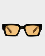 The Kingy Black Amber Tint Eyewear - Black