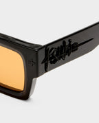 The Kingy Black Amber Tint Eyewear - Black
