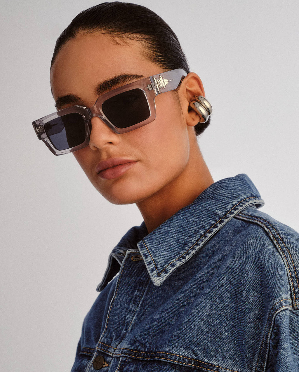 The Kingy Krystal Eyewear - Grey