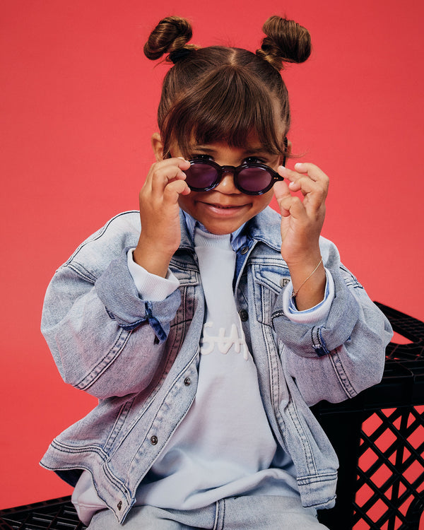 Lil Oh G Kids Jackets Blue Denim Ksubi ++