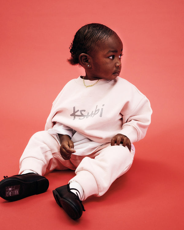 1999 Lil Biggie Crew Kids Sweatshirts - Pink | Ksubi ++
