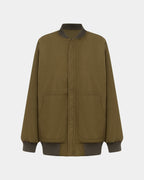 WOMENS SCORE BOMBER KHAKI/CEDAR JACKETS