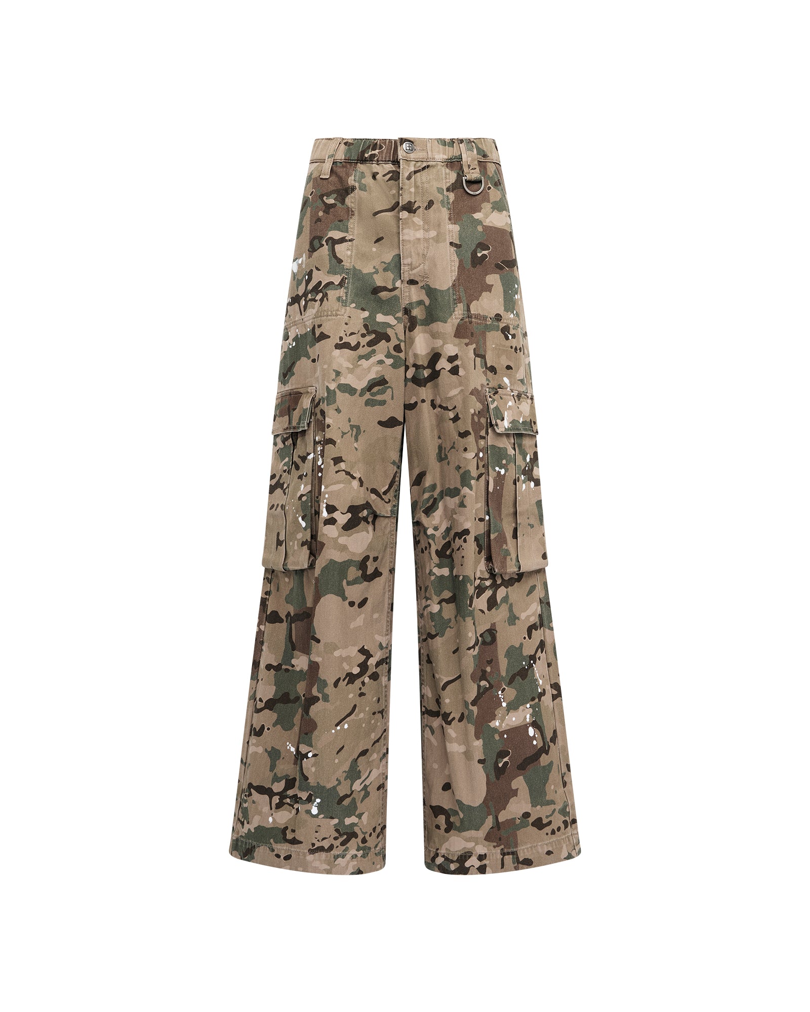 Womens Ksuper Cargo Pant Woodland Camo Pants | Ksubi ++