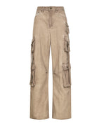 WOMENS KSUPER CARGO TERRA DENIM JEANS