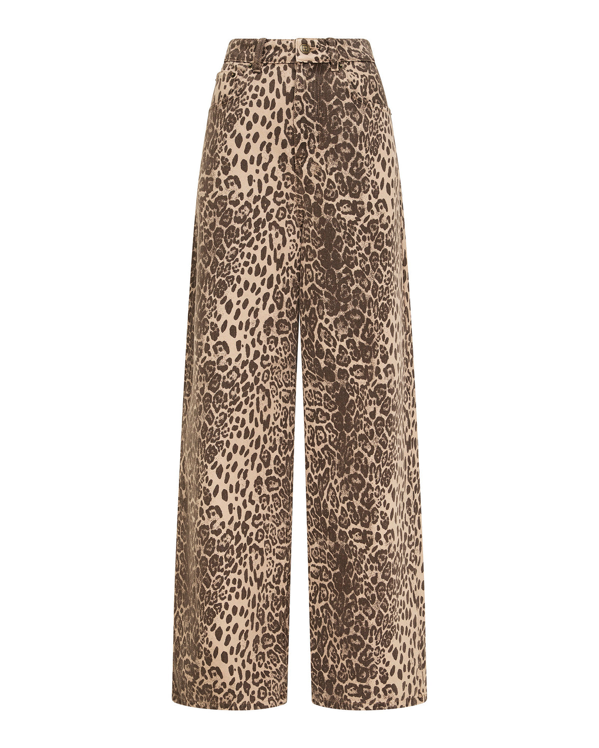 Womens Ksuper Leo Baggy Denim Jeans - Multi Colour