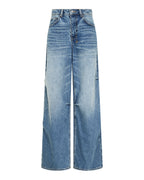 Womens Ksuper Maverik Baggy Denim Jeans - Denim