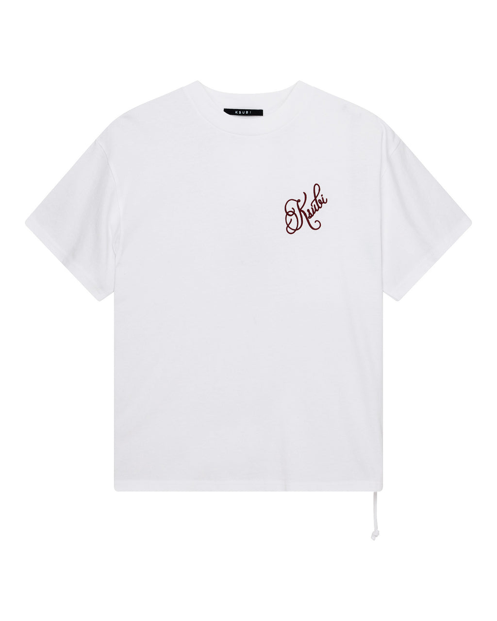 Mens Kursed Ekcess Ss Tee True White Oversized Tees - White