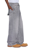 Mens Maxx Iron Grey Shotgun Denim Jeans - Grey