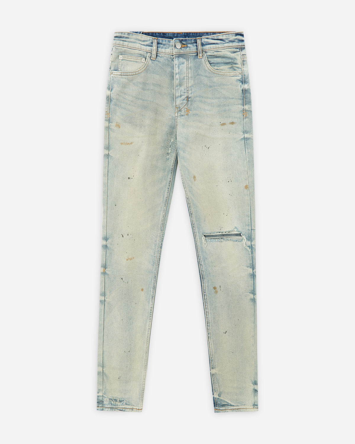 Mens Chitch Asap Tyy Oil Slicker Slim Denim Jeans - Denim