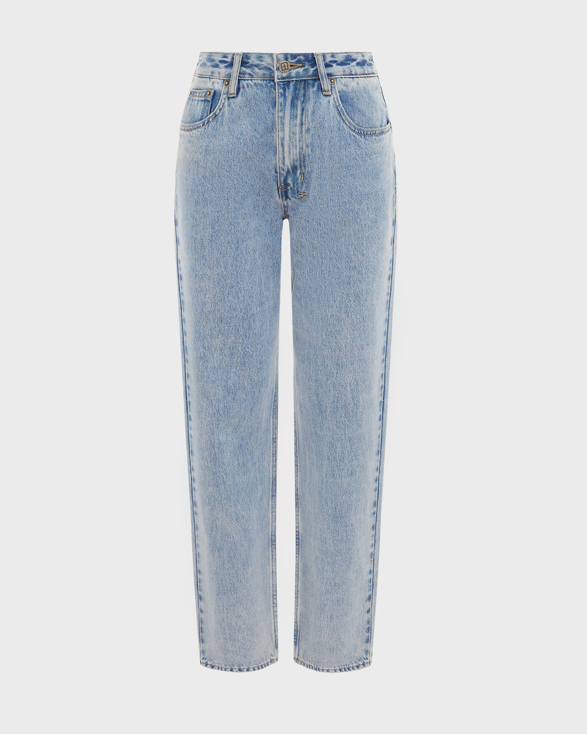 Womens Brooklyn Authentik Straight Denim Jeans - Denim