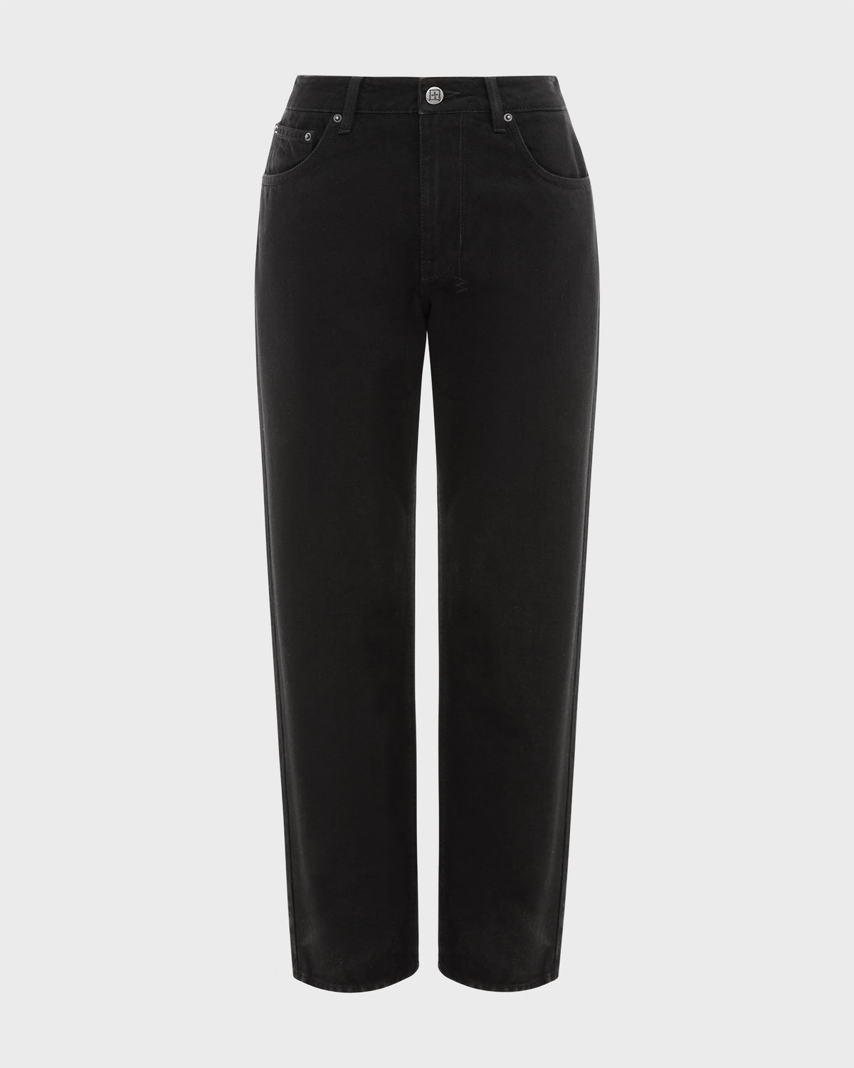 Womens Brooklyn Jean Stealth Straight Denim Jeans - Black