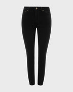 WOMENS SPRAY ON JET BLACK DENIM JEANS