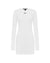 WOMENS  CRAWFORD LS MINI DRESS WHITE FITTED DRESSES