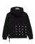 MENS  FAUST BIGGIE HOODIE JET BLACK OVERSIZED FLEECE