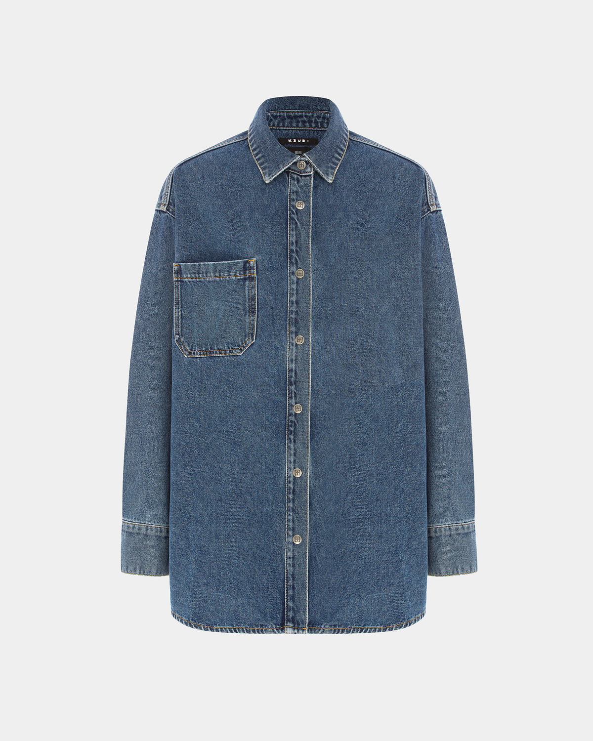 WOMENS OVERSIZED LS SHIRT SUBWAY SHIRTS