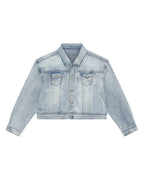 Kids Lil Oh G Jacket Philly Blue Oversized Jackets - Denim