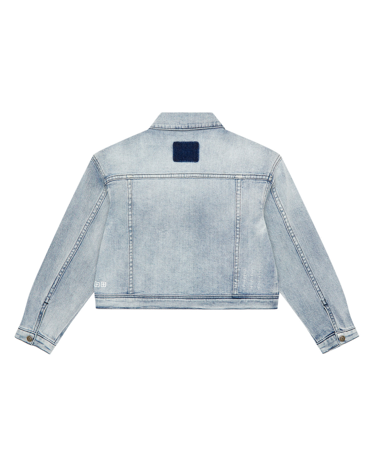 Kids Lil Oh G Jacket Philly Blue Oversized Jackets - Denim