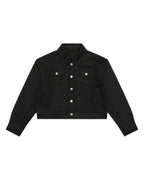 Kids Lil Oh G Jacket Black Rebel Oversized Jackets - Black