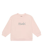 Kids 1999 Lil Biggie Crew Magnolia Oversized Fleece - Pink