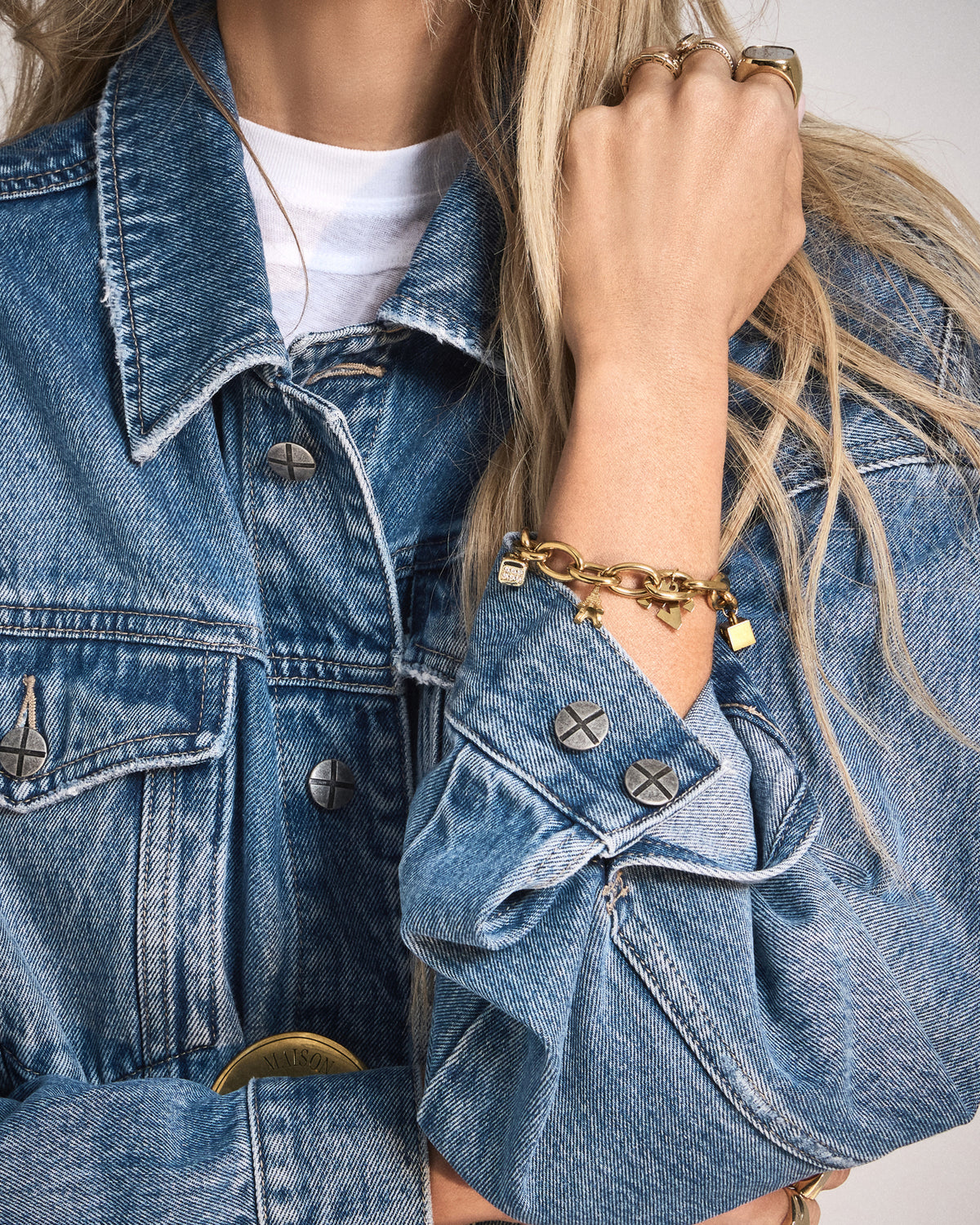 Lucky Charm Bracelet Gold Jewellery - Gold