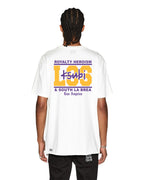 MENS LA AND THE STREETS SS BIGGIE TEE WHITE TEES