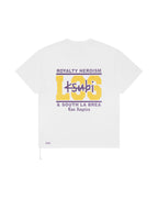 MENS LA AND THE STREETS SS BIGGIE TEE WHITE TEES