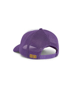 LA AND THE STREETS TRUCKER CAP PURPLE HEADWEAR