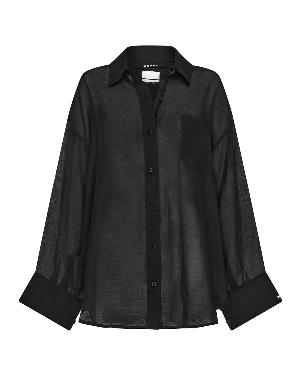 WOMENS LABELS ASTRA LS SHIRT BLACK SHIRTS