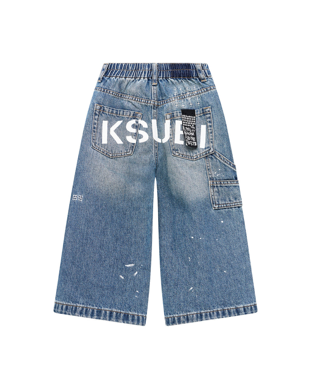 Kids Lil Carpenter Jean Painter Blue Denim Jeans - Denim