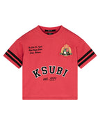 Kids Lil Duke Ss Jersey Crimson Tees - Red