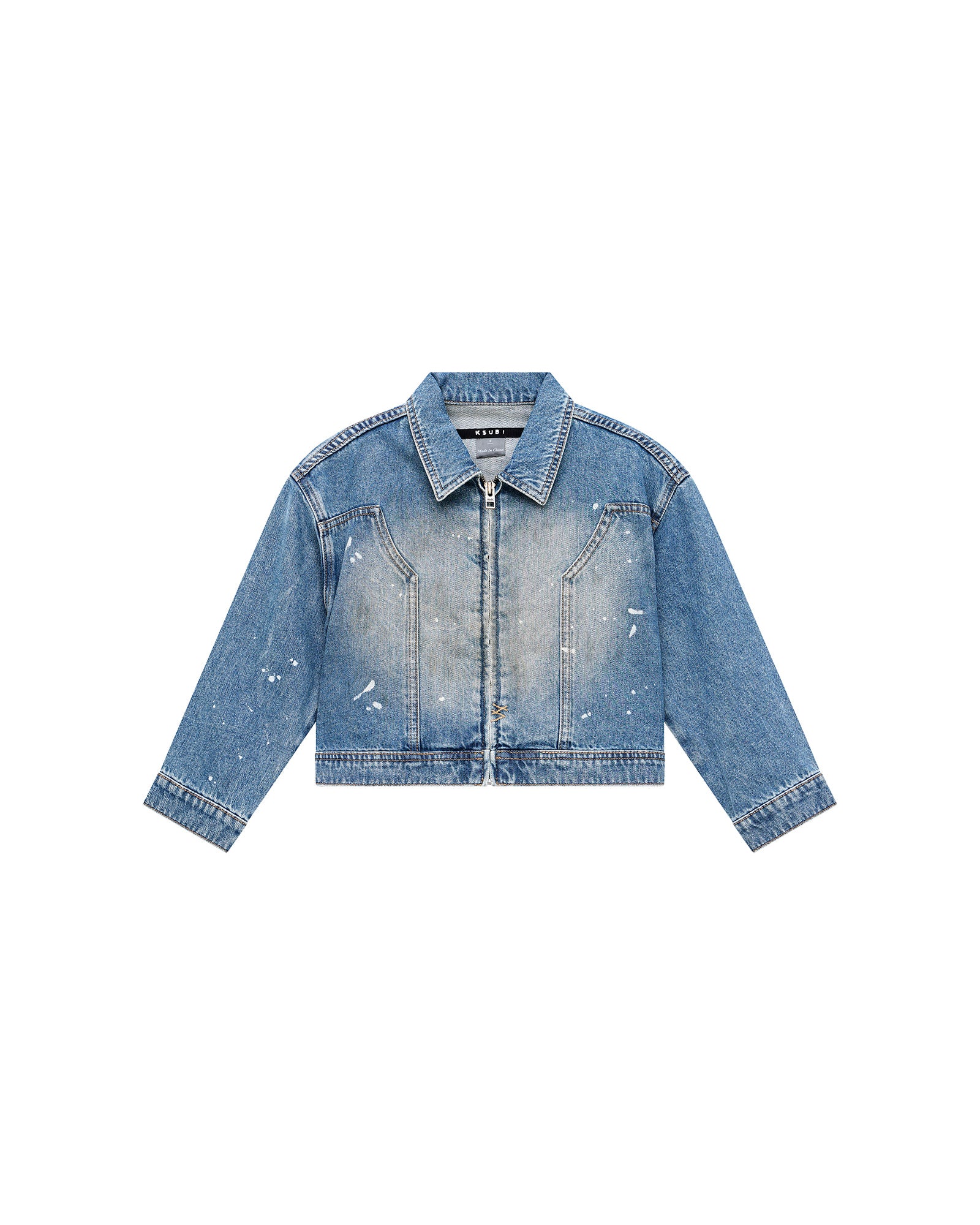 Kids Lil Garage Jacket Painter Blue Jackets | Ksubi ++