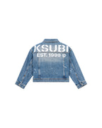Kids Lil Garage Jacket Painter Blue Jackets - Denim