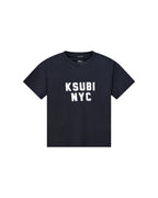 Kids Lil Nyc Biggie Ss Tee Navy Tees - Navy