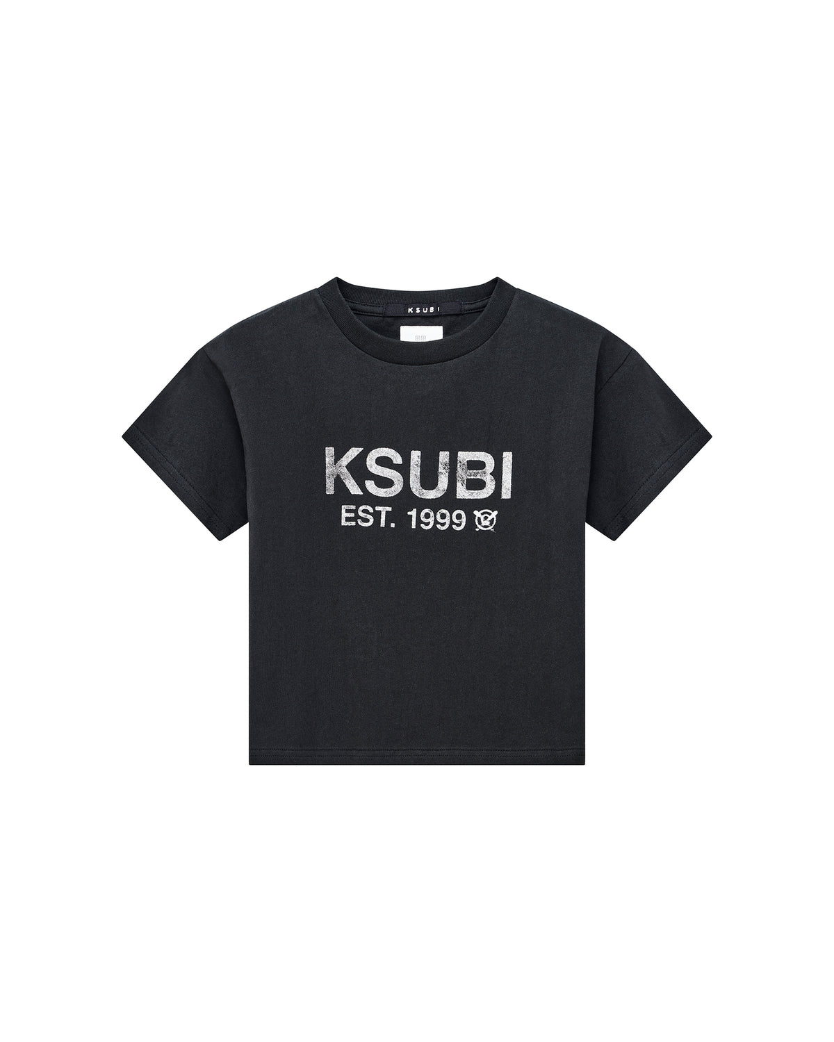 Kids Lil State Biggie Ss Tee Black Tees - Black
