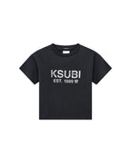 Kids Lil State Biggie Ss Tee Black Tees - Black