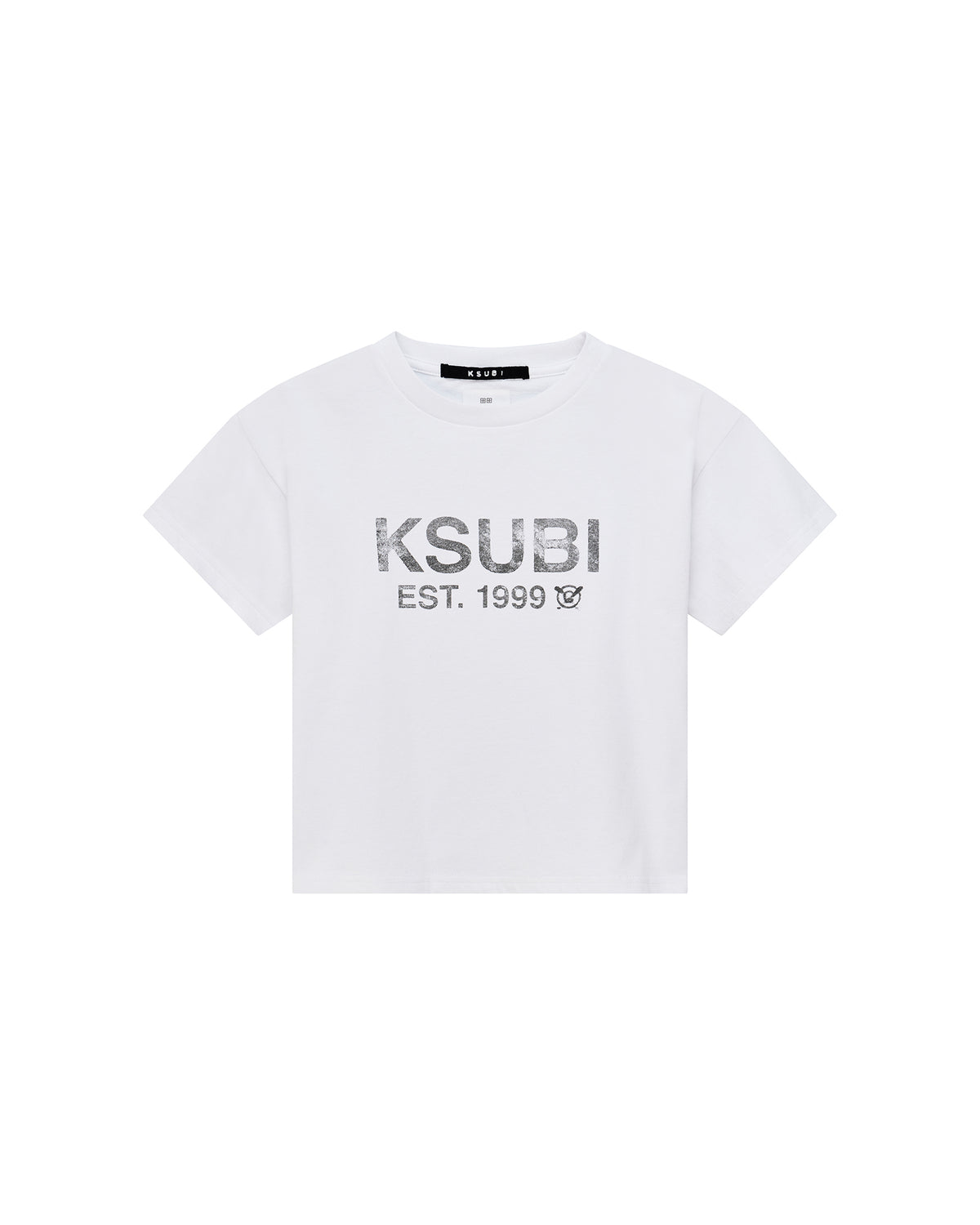 Kids Lil State Biggie Ss Tee White Tees - White
