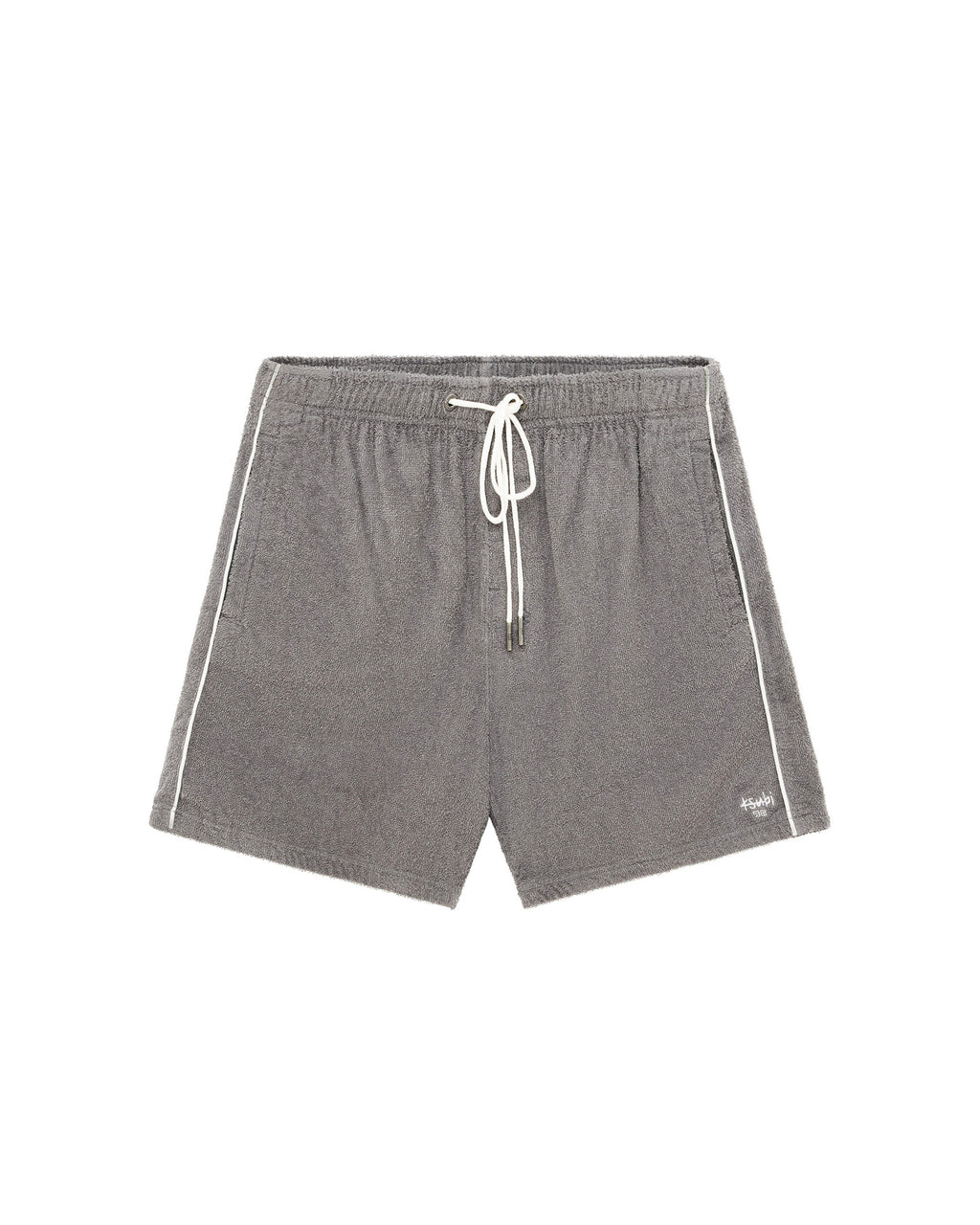 Mens Lounge Short Charcoal Relaxed Walkshorts - Grey