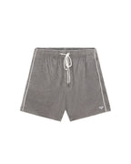 Mens Lounge Short Charcoal Relaxed Walkshorts - Grey