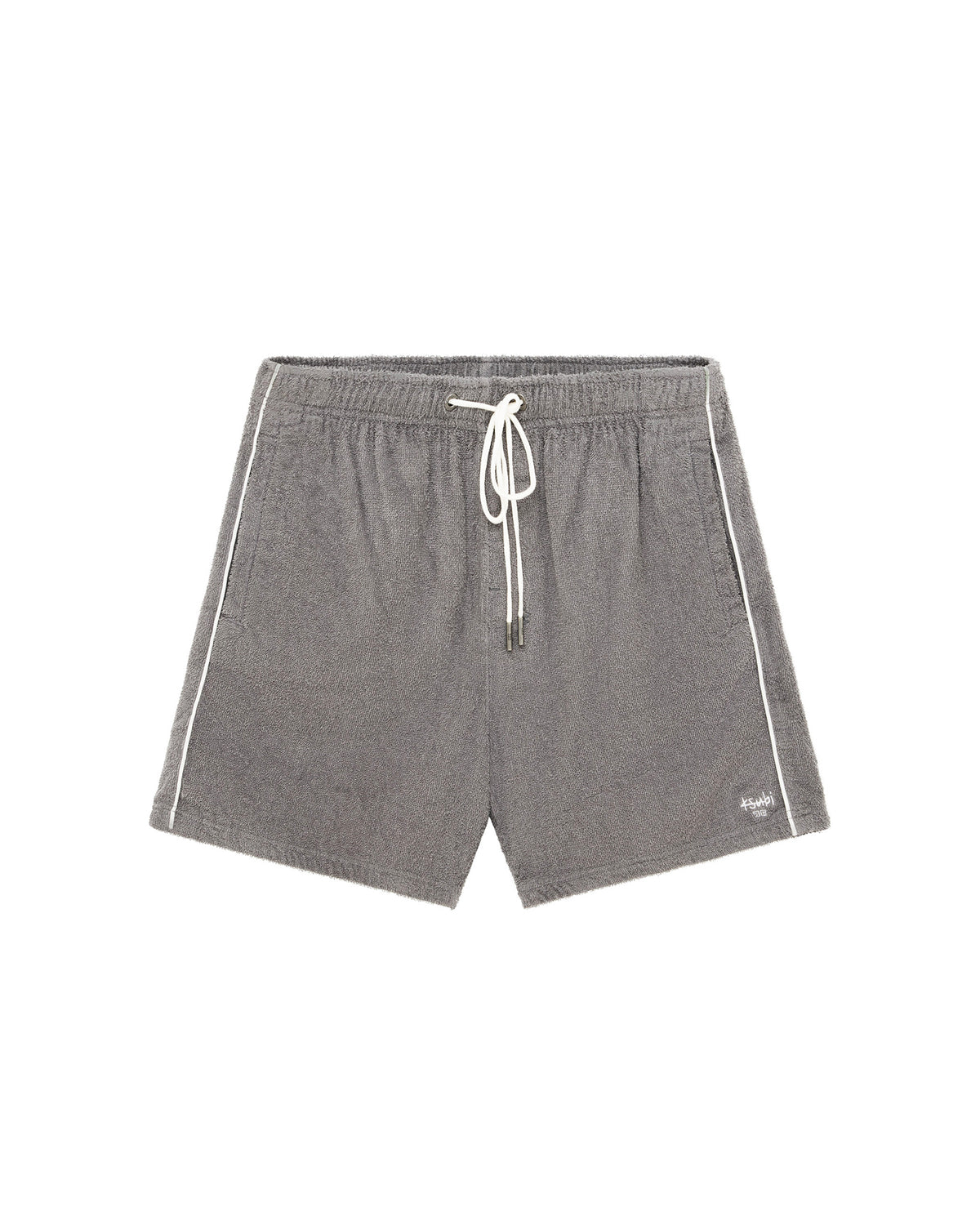 Mens Lounge Short Charcoal Relaxed Walkshorts - Grey
