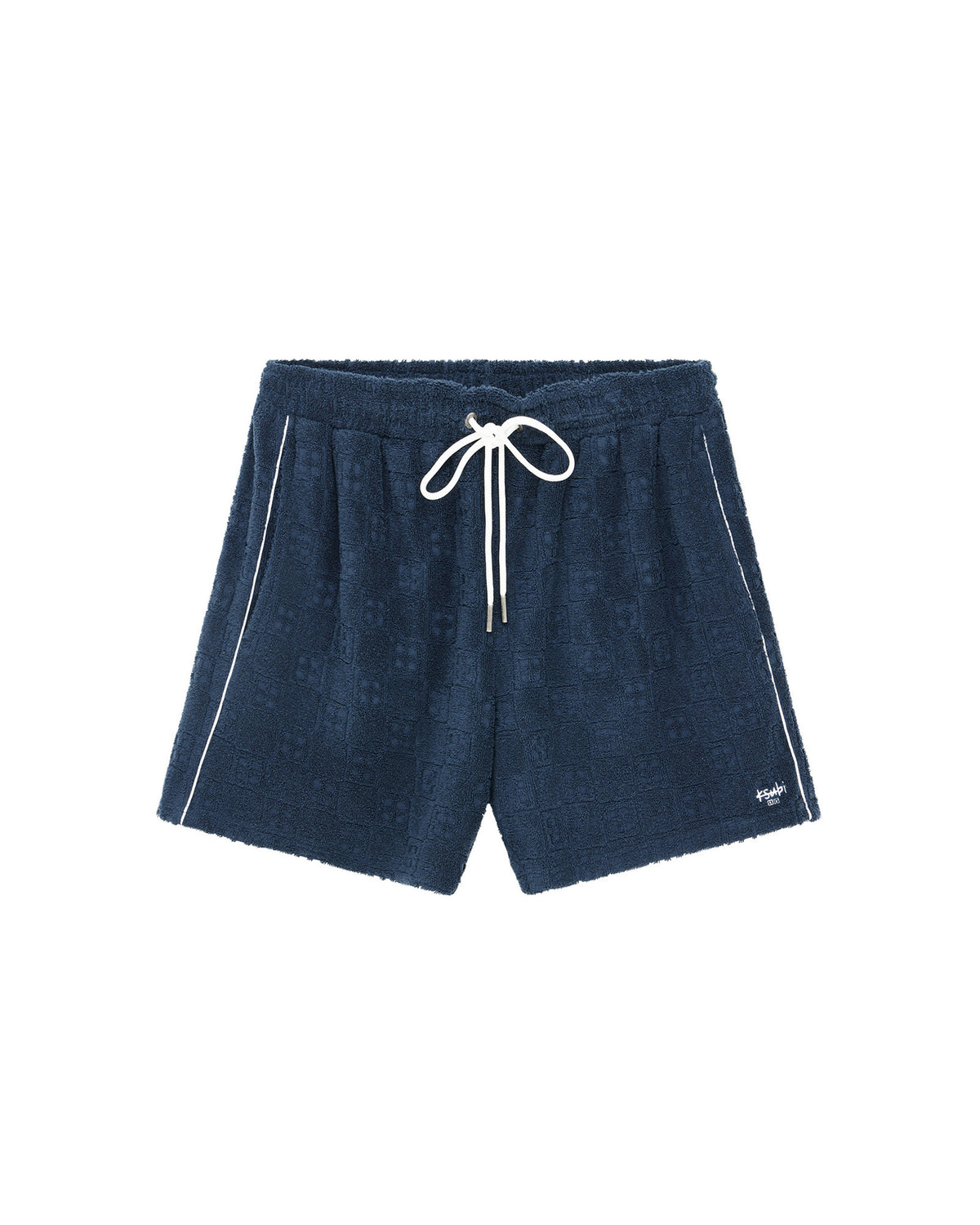 Mens Lounge Short Navy Relaxed Walkshorts - Navy