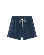 Mens Lounge Short Navy Relaxed Walkshorts - Navy