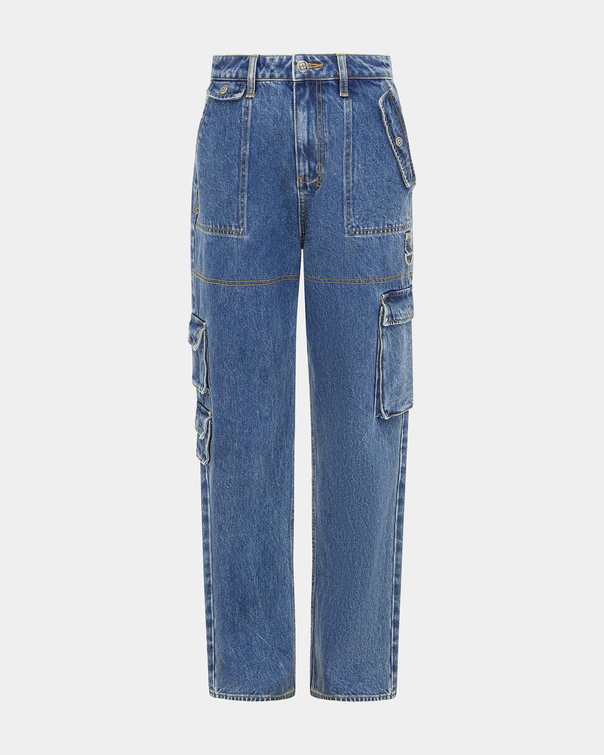 WOMENS LOW RIDER RECALL CARGO DENIM JEANS